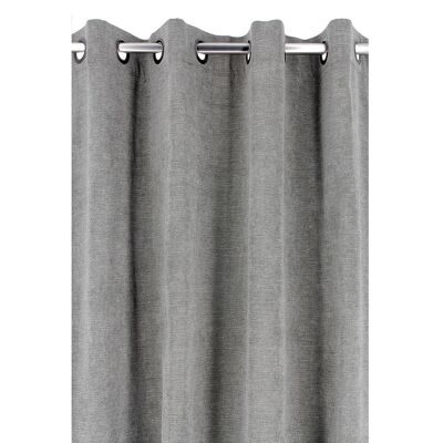 Rideau velours gris fumé - H260cm x l140cm