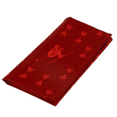 Serviette de table schuss rouge 50x50cm