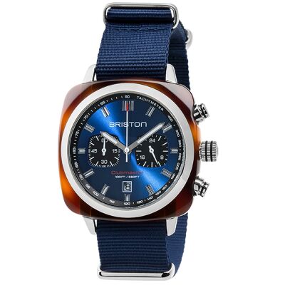 Clubmaster Sport chrono acetate cadran bleu navy