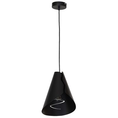 MONTAGNE - Suspension noire godille (sans ampoule)