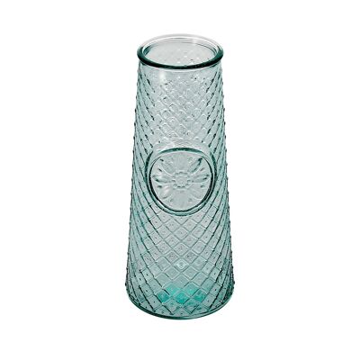 Vase verre recyclé Ht16,5cm - RETRO PICOTS