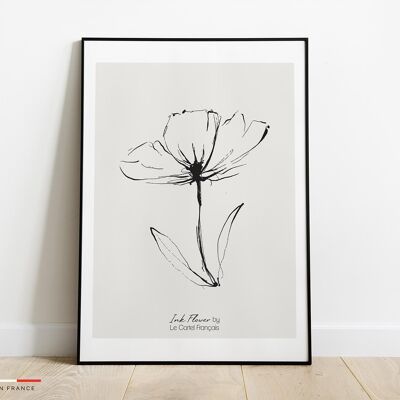 Affiche Ink Flower No.2