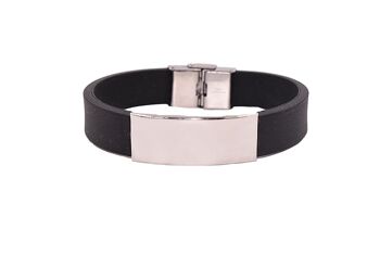 Hommes - bracelet en acier inoxydable 1