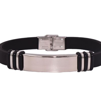 Men's bracelet with stainless steel