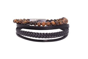 Bracelet en cuir pour homme 1