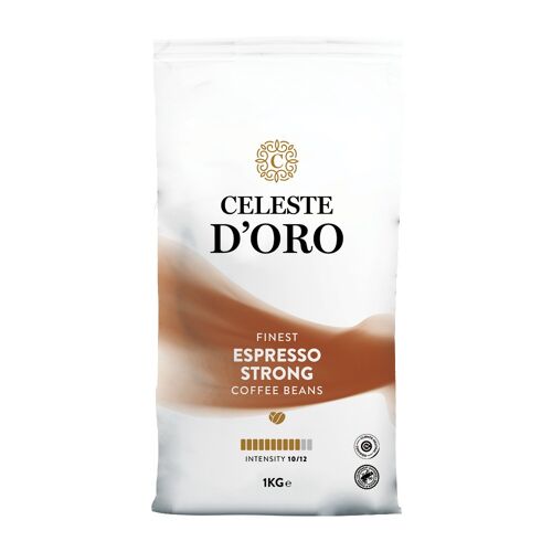 Celeste d'Oro Finest Espresso Strong beans (1kg beans)
