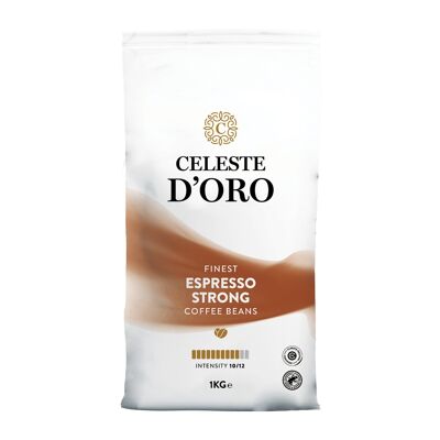 Celeste d'Oro Finest Espresso Grains forts (1kg de grains)