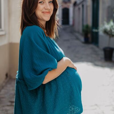 Maternity and breastfeeding blouse Gisèle