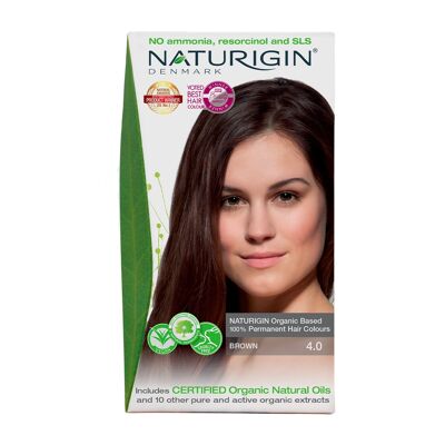 NATURIGIN Coloration Cheveux Brun 4.0
