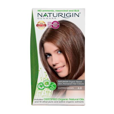 NATURIGIN Color de cabello Cobre Marrón 4.6