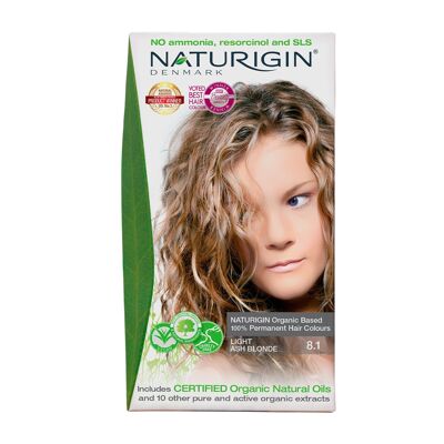 NATURIGIN Hair Colour Light Ash Blonde 8.1