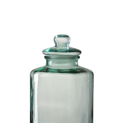 dispensador de bebida cilindro vidrio transparente