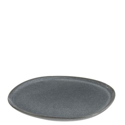 plato louise ceramica gris medium