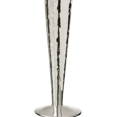 flauta champan irregular cristal plata