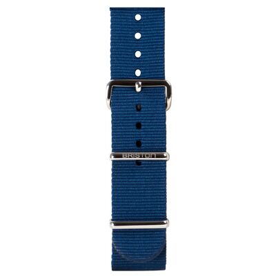 Bracelet nato 20mm bleu navy