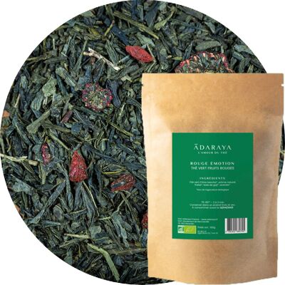 Té verde ecológico Red Emotion doypack 100g