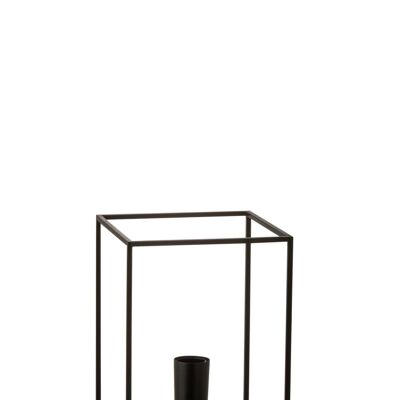 lampara 1 lampara rectangular marco metal negro small