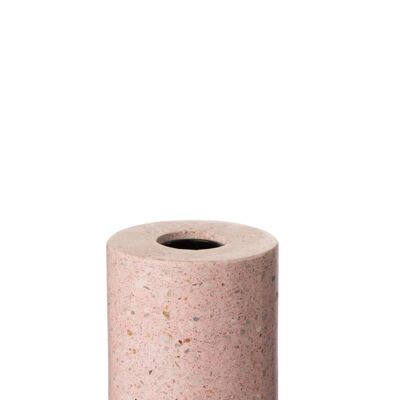 lampara pie terrazzo redondo rosa