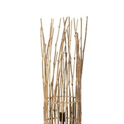 lampara ramas metal/bambu small