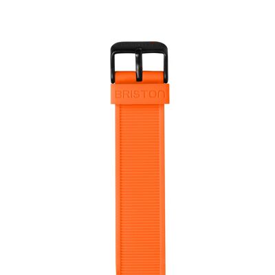 Bracelet nato rubber PVD 20mm orange