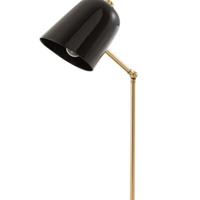 lámpara de mesa lora hierro negro/oro