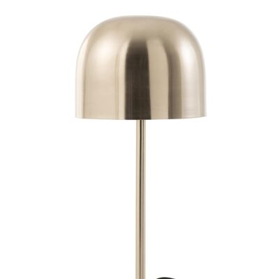 lámpara de mesa queen hierro plata