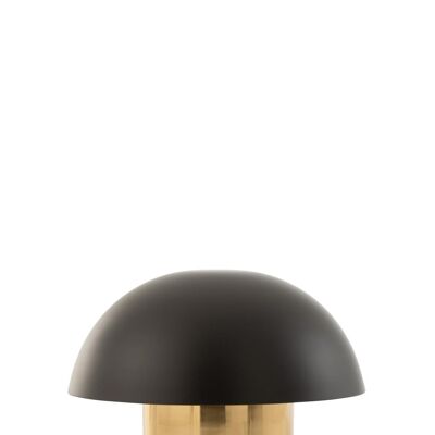 lámpara hongo hierro negro/oro small