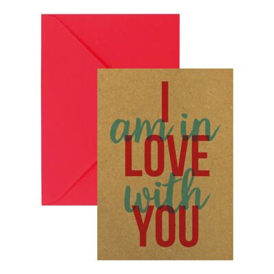 Card + envelope  I love you