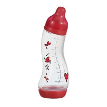 Biberon -S - col large 250 ml I love 2