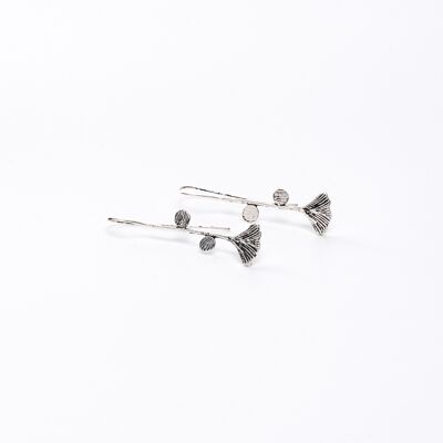 Silver Leaf Earrings