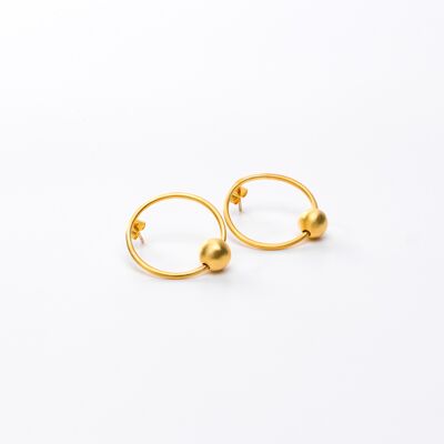 Pluton Gold earring