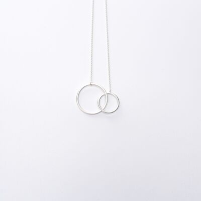 Pluton silver necklace