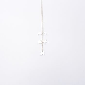 Collier fantaisie en argent 1