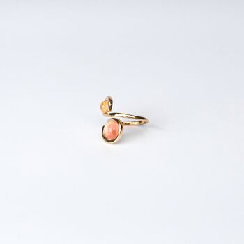 Bague infini rose 1