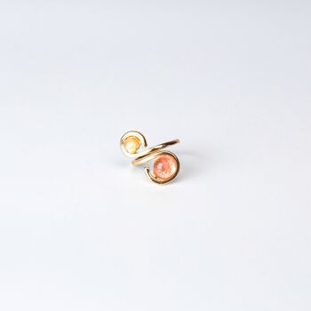 Bague infini rose 2