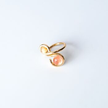 Bague infini rose 3