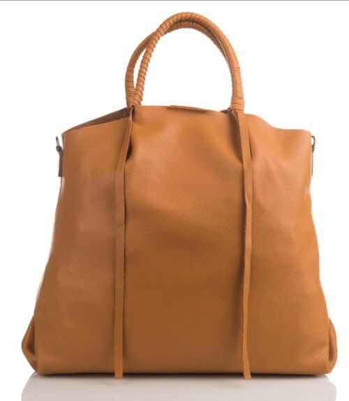 Kendall Cognac Shopper Bag