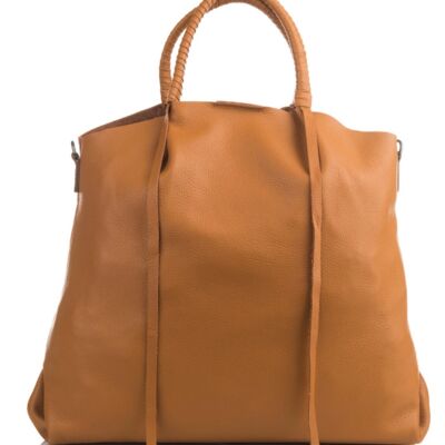 Kendall Cognac Shopper Bag