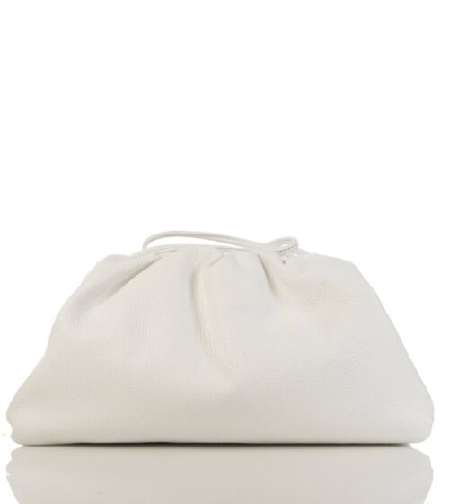 Padova White Leather Bag