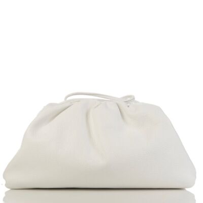 Padova White Leather Bag