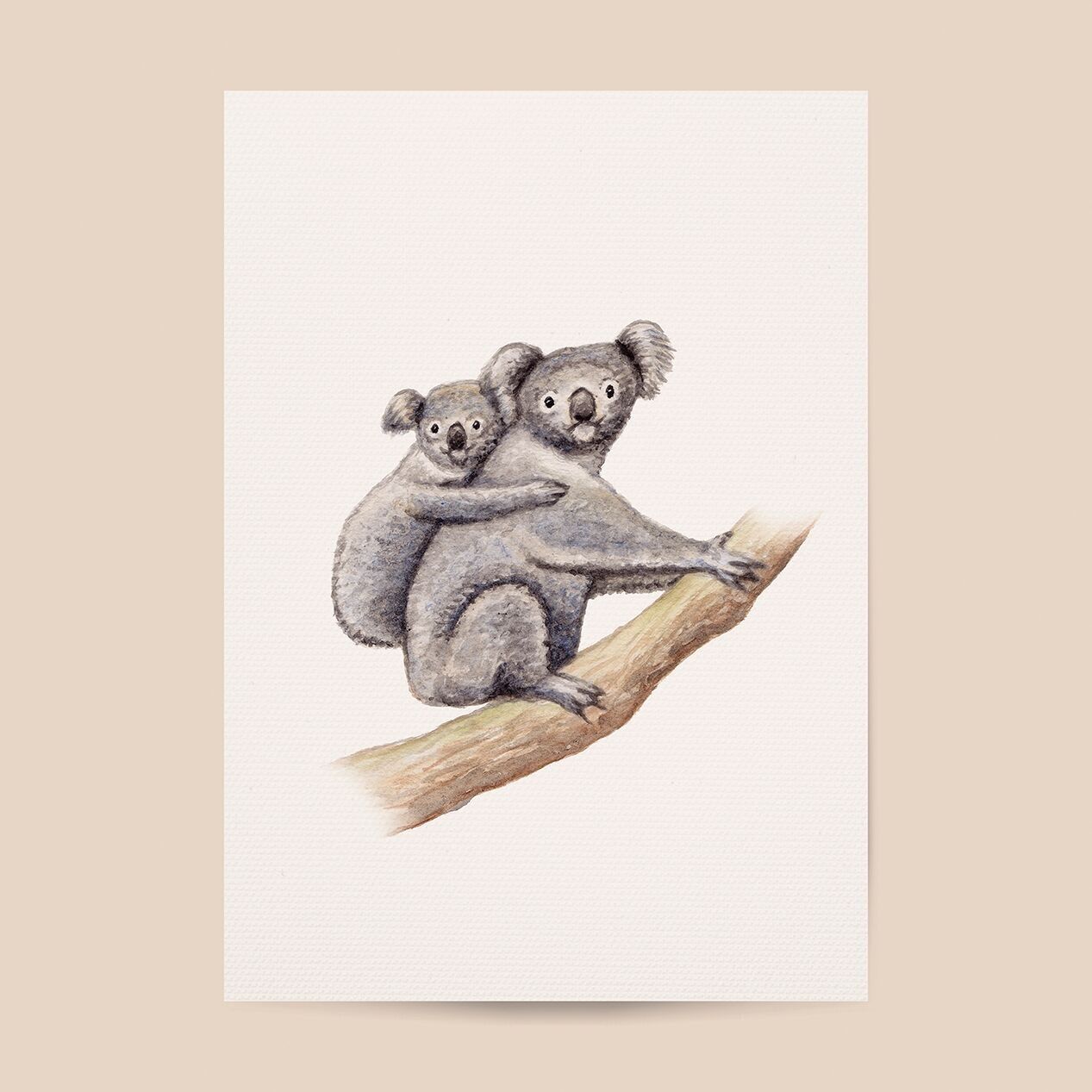Poster koala - formato A4 o A3 - camera dei bambini/asilo nido