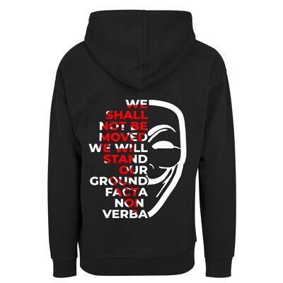 Sweat à capuche "Stand our ground" Letters Back