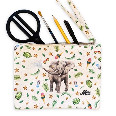 Estuche para lápices elefante