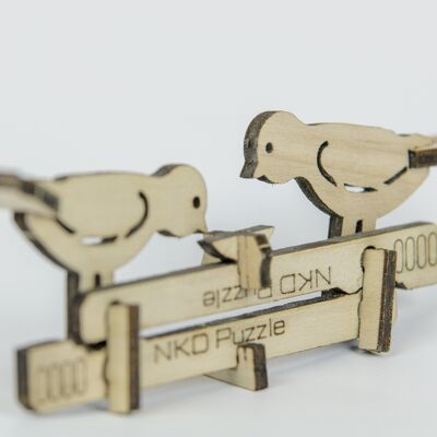 Vintage wooden games "BIRDS"