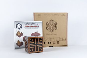 Puzzle boxe en kit "SILVER CITY LUXE" noir et rouge 4