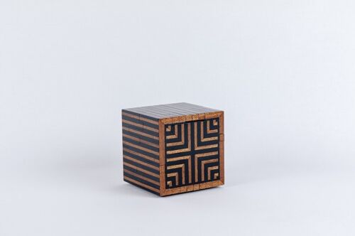 Puzzle boxe en kit "SILVER CITY LUXE" noir et rouge