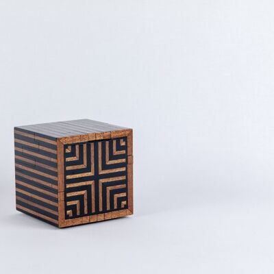 Puzzle boxe en kit "SILVER CITY LUXE" noir et rouge