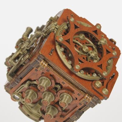 The famous Steampunk Boxing puzzle in "MECANIGMA" KIT