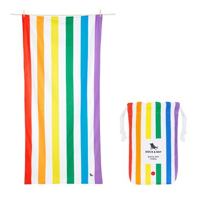 Towel - Beach - Summer - Large - Rainbow Skies