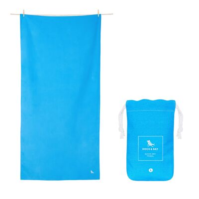 Towel - Fitness/Outdoors - Classic - Large - Niagara Blue